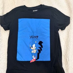 Old Navy Black Sonic 6/7 T-Shirt